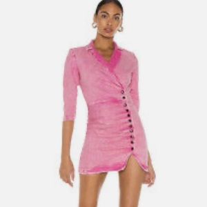 Retrofête pink denim dress